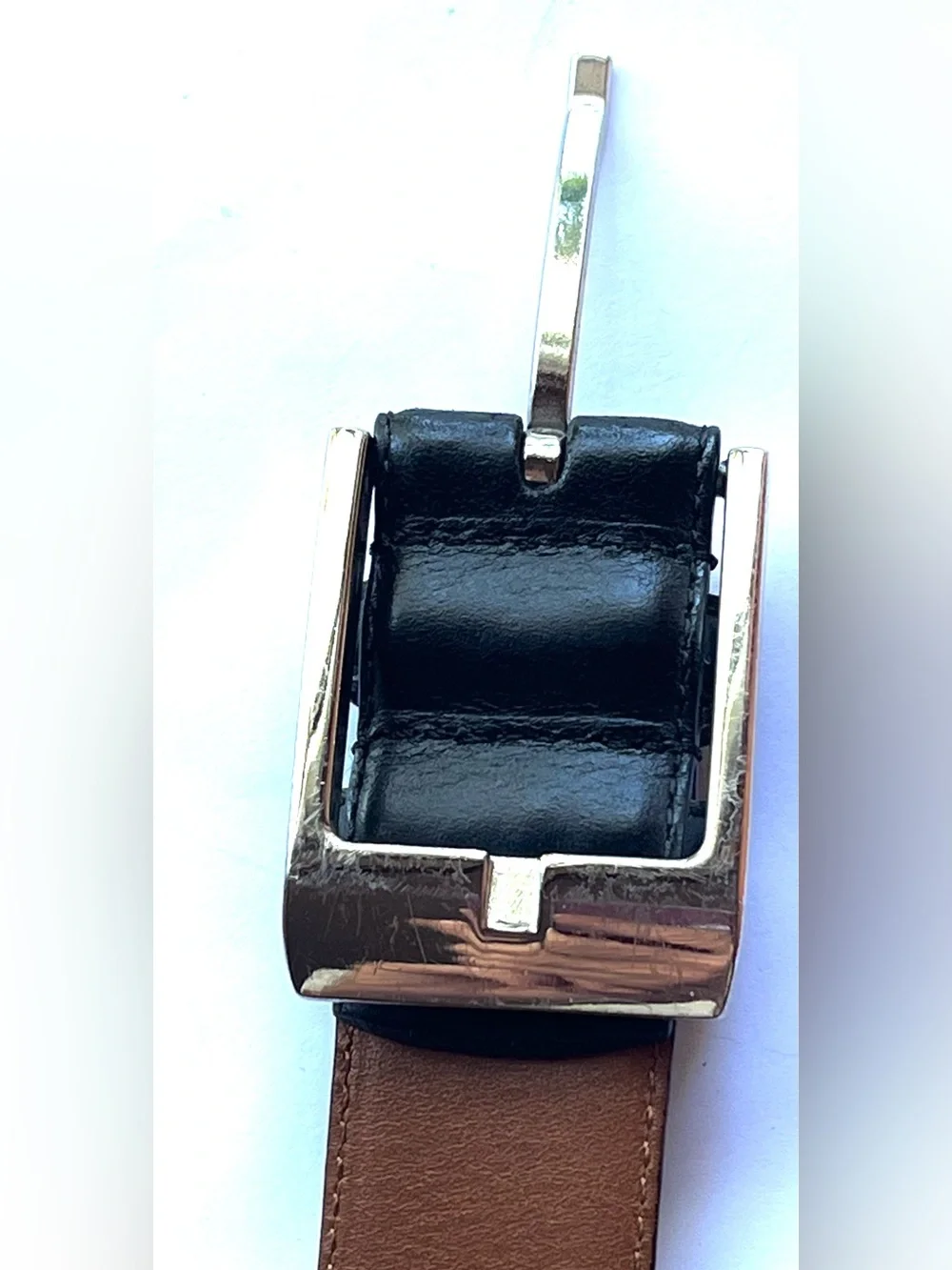 Polo Ralph Lauren Men's Black Italian Leather Belt